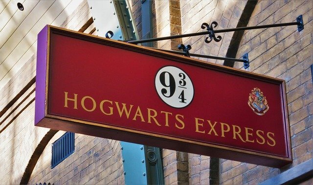 Imagen del Hogwarts Express de la película Harry Potter